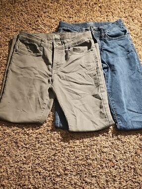 Boy’s Gray Stretch Jeans - Slim Straight